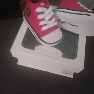 Polo by Ralph Lauren Kids' Bright Red Sneakers